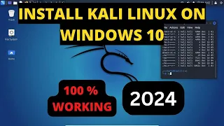 How To Install Kali Linux On Windows 10 Kali Linux 2024